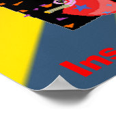 Geburtstagsfeier Geburtstagsposter Poster (Ecke)