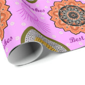 Geburtstagsfeier Geschenkpapier (Rolleneckpunkt)