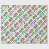 Geburtstagsfeier Geschenkpapier (Flach)