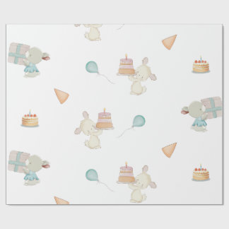 Geburtstagsfeier Geschenkpapier