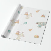 Geburtstagsfeier Geschenkpapier (Ungerollt)