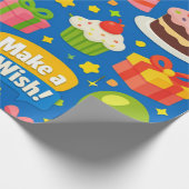 Geburtstagsfeier geschenkpapier (Ecke)