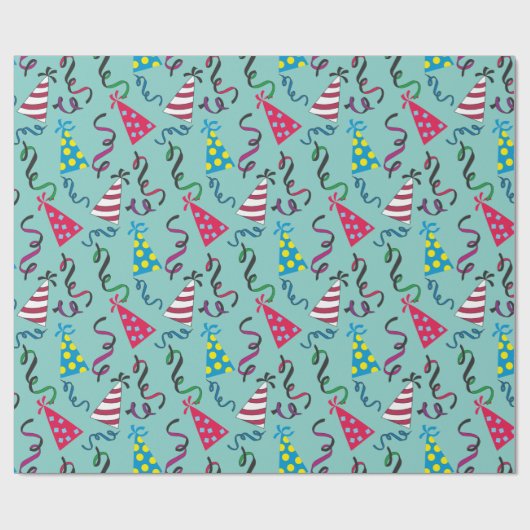 Geburtstagsfeier Geschenkpapier (Flach)
