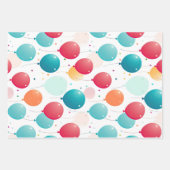 Geburtstagsfeier Geschenkpapier Set (Vorderseite)