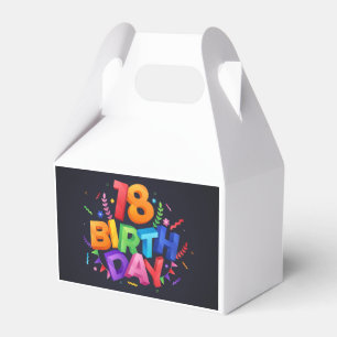 Geburtstagsfeier Geschenkschachtel