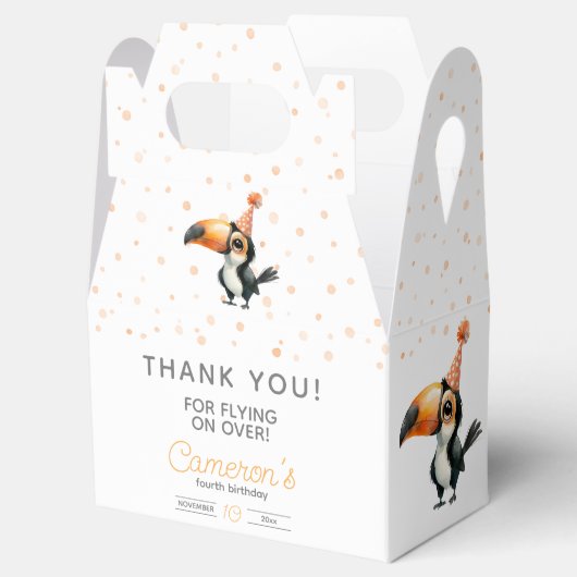 Geburtstagsfeier Geschenkschachtel (Geöffnet)