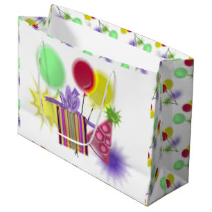 Geburtstagsfeier Große Geschenktüte