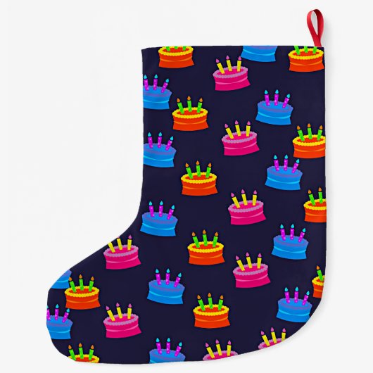 Geburtstagsfeier Großer Weihnachtsstrumpf (Rückseite)