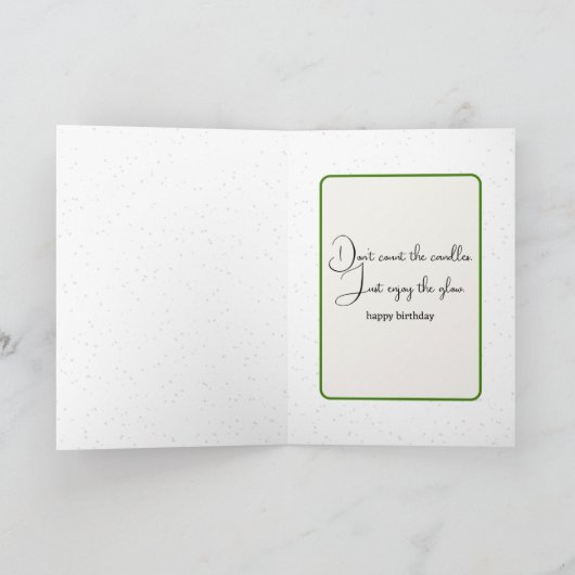 Geburtstagsfeier im Schnee Karte (Innenseite)