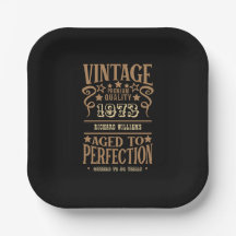Geburtstagsfeier im Stil einer Vintage-Whiskey-Eti