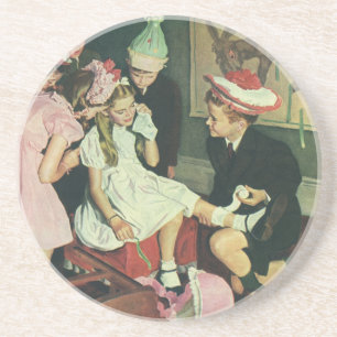 Geburtstagsfeier im Vintage-Stil, Pin the Tail on  Untersetzer