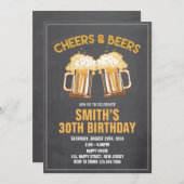 Geburtstagsfeier - jedes Alter Einladung (Vorne/Hinten)