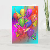 Geburtstagsfeier Karte (Vorderseite)