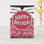 Geburtstagsfeier Karte (Gelbe Blume)