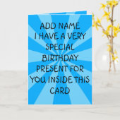 Geburtstagsfeier Karte (Gelbe Blume)