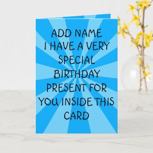 Geburtstagsfeier Karte (Gelbe Blume)