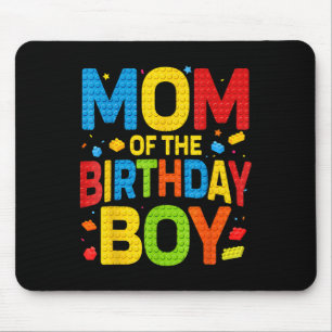Geburtstagsfeier Mama des Geburtstagsjungen-Shirt Mousepad