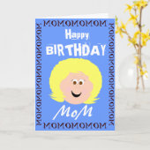 Geburtstagsfeier Mama von Son Karte (Gelbe Blume)