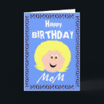 Geburtstagsfeier Mama von Son Karte<br><div class="desc">eine lustige Karte für einen Sohn, der seiner Mutter für jeden Anlass geben kann. Ändern Sie die Worte und den Hintergrund, um zu personalisieren oder es für einen anderen Anlass zu machen. Benötigen Sie eine andere Kombination von Haarfarbe lass mir wissen, ich werde es erstellen ~ oder Karo aus allen...</div>