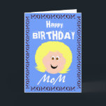 Geburtstagsfeier Mama von Son Karte<br><div class="desc">eine lustige Karte für einen Sohn, der seiner Mutter für jeden Anlass geben kann. Ändern Sie die Worte und den Hintergrund, um zu personalisieren oder es für einen anderen Anlass zu machen. Benötigen Sie eine andere Kombination von Haarfarbe lass mir wissen, ich werde es erstellen ~ oder Karo aus allen...</div>