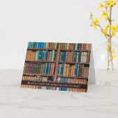 Geburtstagsfeier mit Buchcase Karte (Gelbe Blume)