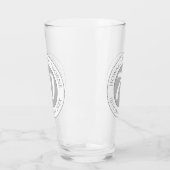 Geburtstagsfeier mit Name, Alter & Geburtstag Glas (Links)