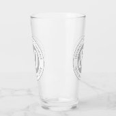 Geburtstagsfeier mit Name, Alter & Geburtstag Glas (Links)