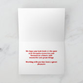 Geburtstagsfeier mit Retrobrille Karte (Innenseite)