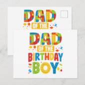 Geburtstagsfeier Papa Postkarte (Vorne/Hinten)