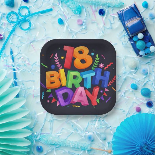 Geburtstagsfeier Pappteller (Party)