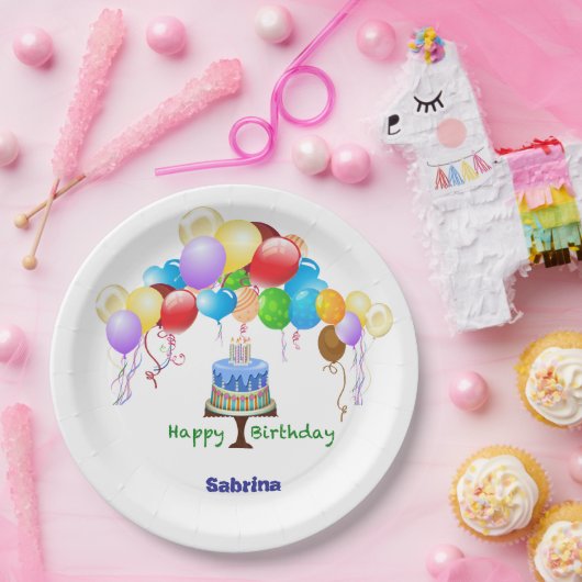 Geburtstagsfeier Pappteller (Party)