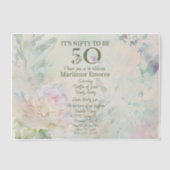 Geburtstagsfeier Pergament Einladungen (Vorderseite)