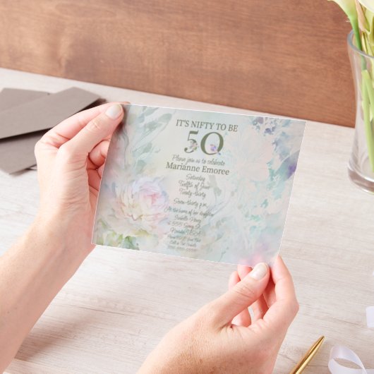 Geburtstagsfeier Pergament Einladungen (Handgehalten)