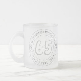 Geburtstagsfeier Personalisiert für Mattglastasse
