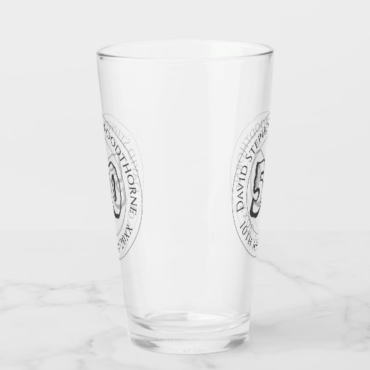 Geburtstagsfeier Personalisiert Glas (Links)