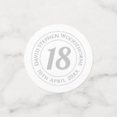 Geburtstagsfeier Personalisiert Konfetti (Klein Vorderseite)