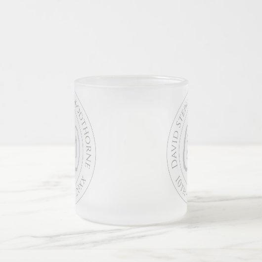 Geburtstagsfeier Personalisiert Mattglastasse (Mittel)