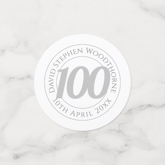 Geburtstagsfeier Personalisierte Co Konfetti (Klein Vorderseite)