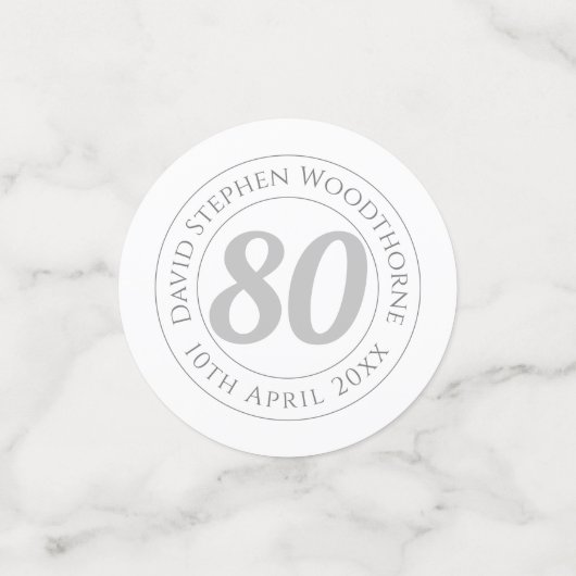 Geburtstagsfeier Personalisierte Co Konfetti (Klein Vorderseite)