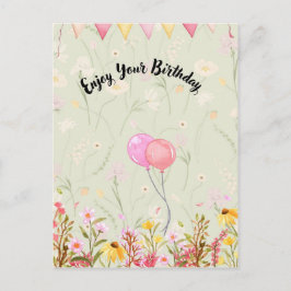 Geburtstagsfeier Postkarte