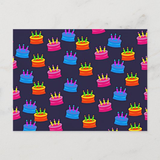 Geburtstagsfeier Postkarte (Vorderseite)