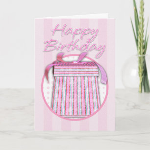 Geburtstagsfeier - Rosa - Geburtstag glücklich Karte
