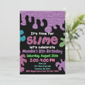 Geburtstagsfeier; schlanker Labrador; Mädchen Einladung (Stehend Vorderseite)