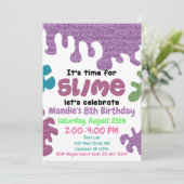 Geburtstagsfeier; schlanker Labrador; Mädchen Einladung (Stehend Vorderseite)