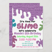 Geburtstagsfeier; schlanker Labrador; Mädchen Einladung (Vorne/Hinten)