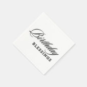 Geburtstagsfeier Serviette (Ecke)
