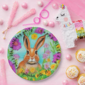 Geburtstagsfeier Teller, bearbeitbarer Text. Pappteller (Party)