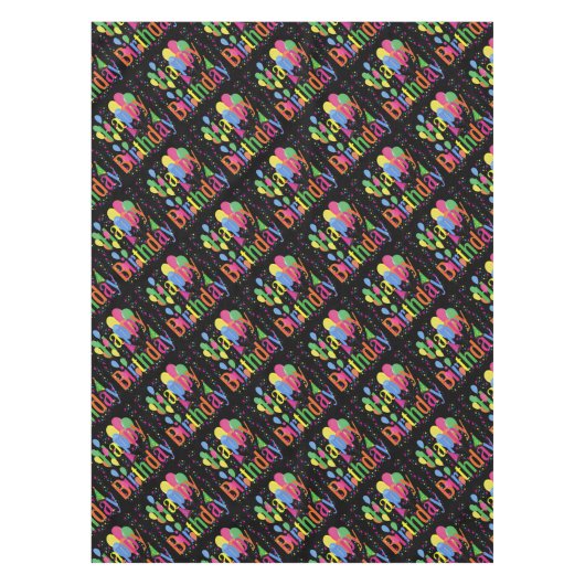 Geburtstagsfeier Tischdecke (Vorderseite)