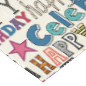 Geburtstagsfeier Tischdecke (Schrägansicht)