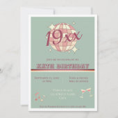 Geburtstagsfeier Vintager Geburtstag Einladung (Vorderseite)